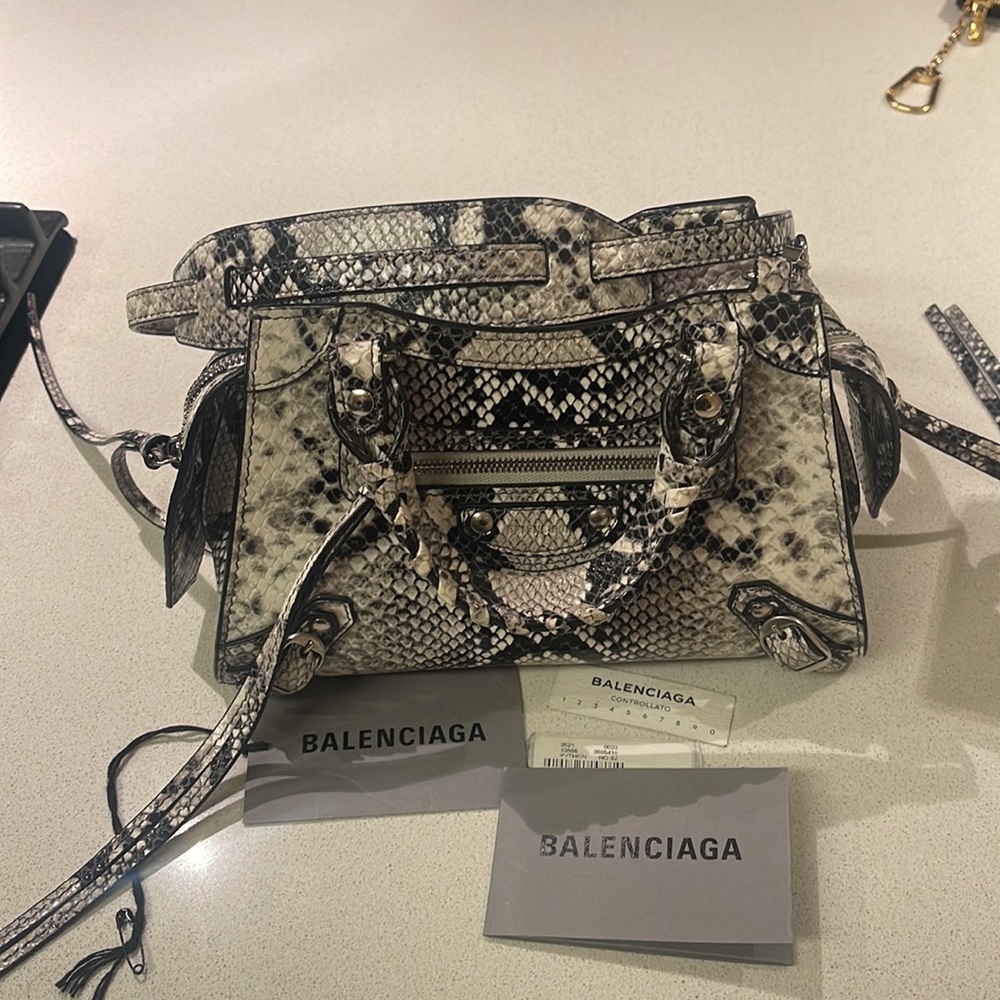 Balenciaga Neo Classic City Mini Python - Picture 6 of 6